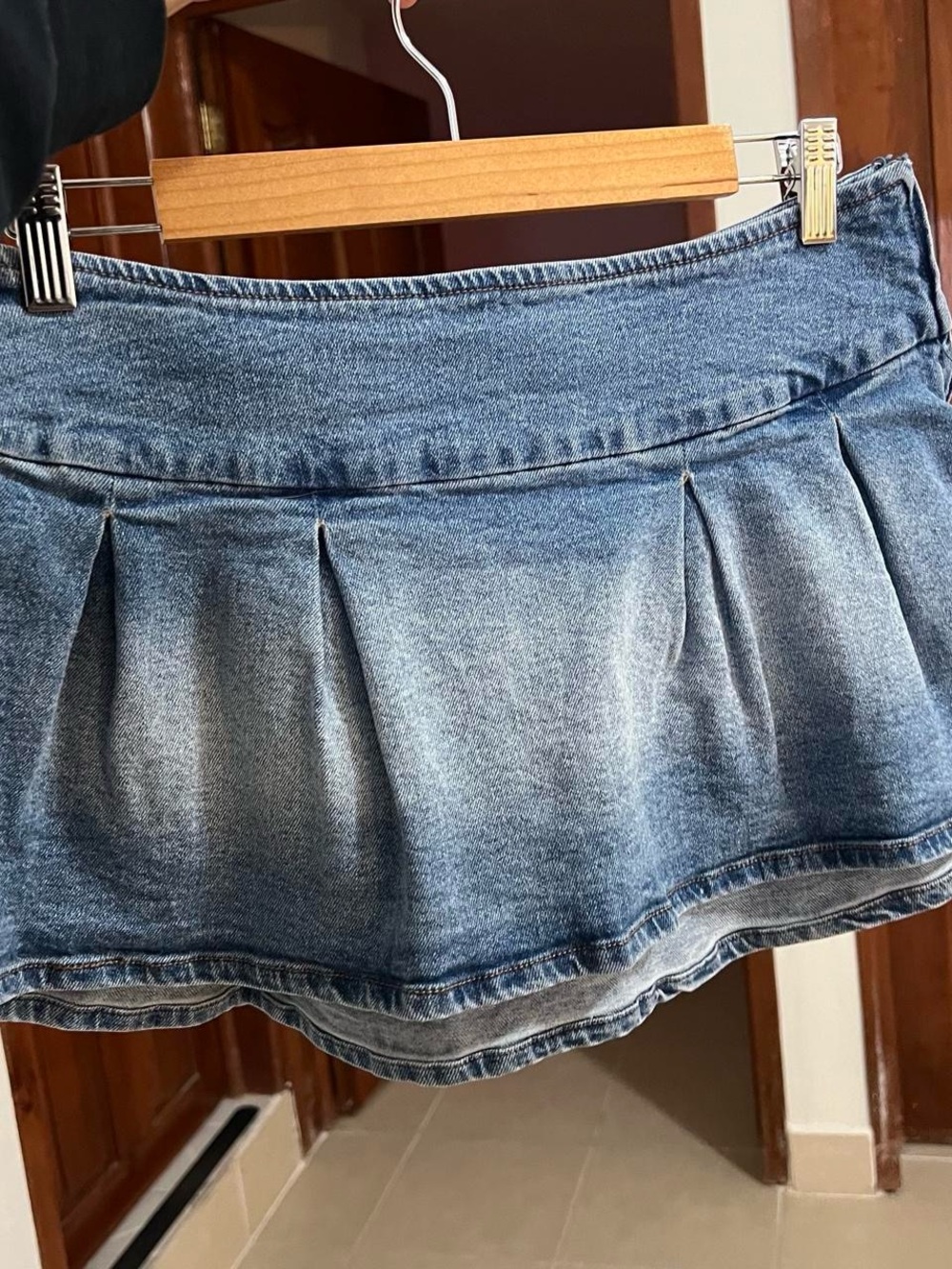 Micro Denim Skirt